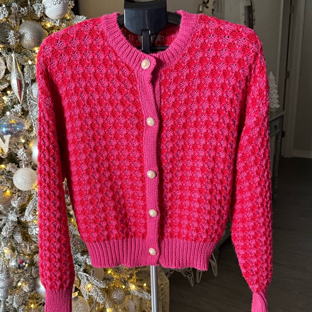 Andrew By Unit Button Up Cardigan Nwt - image 1